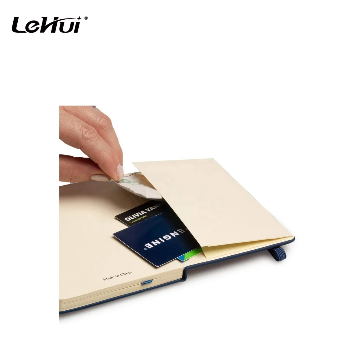 Chinese Manufacturer 3.7 X 5.7Inches A6 Size 144 Ruled Pages Hardcover Leatherette Pocket Journals With 5 Inch Inner Pocket