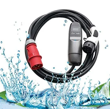 Khons ev charger type 2 16a 3Phase Portable ev charger 11kw 7kw 22kw 3.7kw