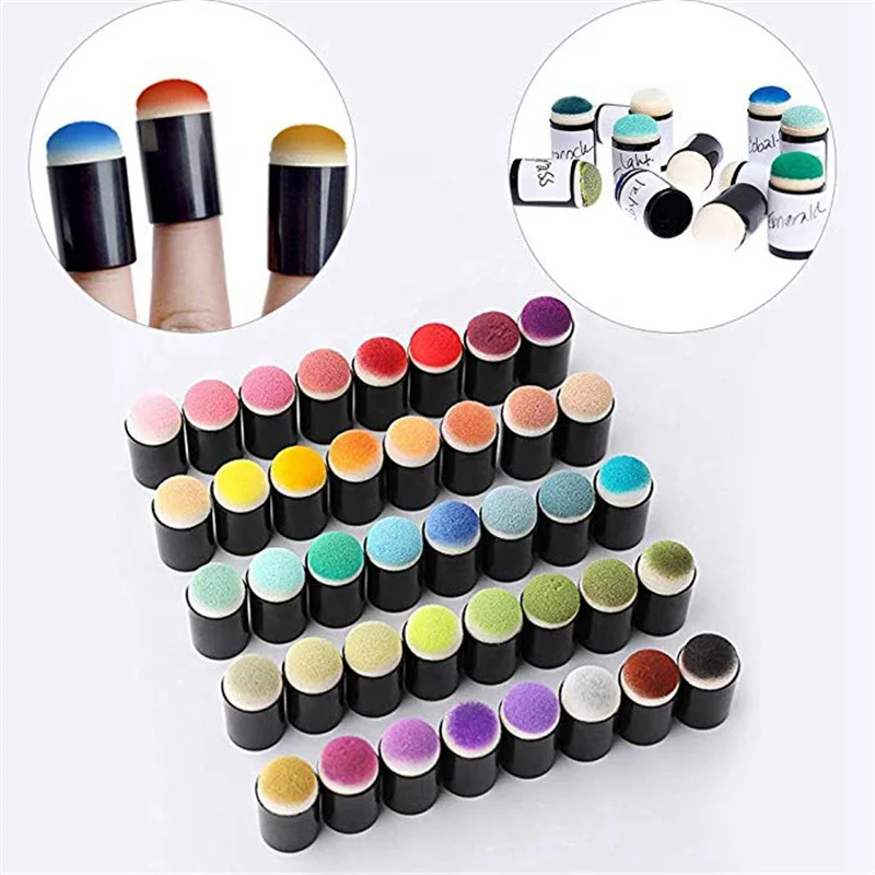 Распродажа, губка-аппликатор для чернил/аппликатор-двойник для пальцев/губка-Двойка для покраски лица и тела