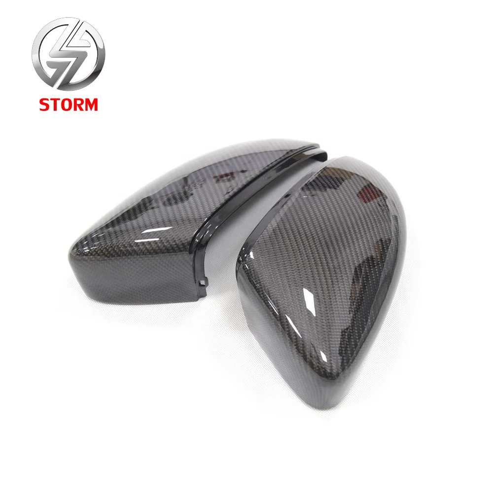 Replacement Carbon Fiber Mirror Cover For VW Passat CC Scirocco 2010-2016 Jetta Bora Beetles 11-16 EOS 2008-2016