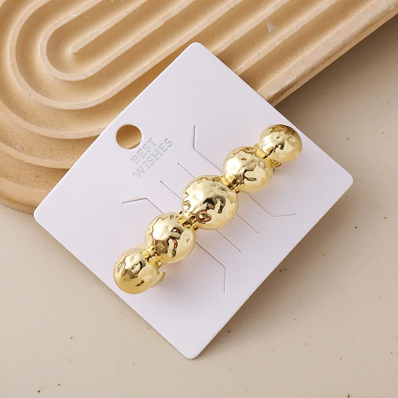 Original Hot Sale Hair Clips Gold Silver Plated Personalized Star Love Spring Clip Hair Barrette Manufacturers Wholesale