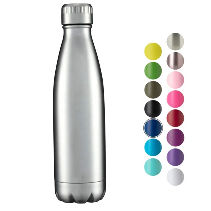 Wholesale 500 ML Double Wall Vacuum  Stainless Steel custom logo  sport Water  bottle