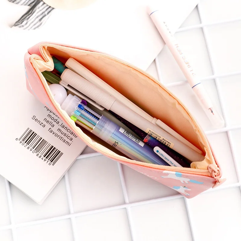 Wholesale unicorn pen case custom stationery pencil case