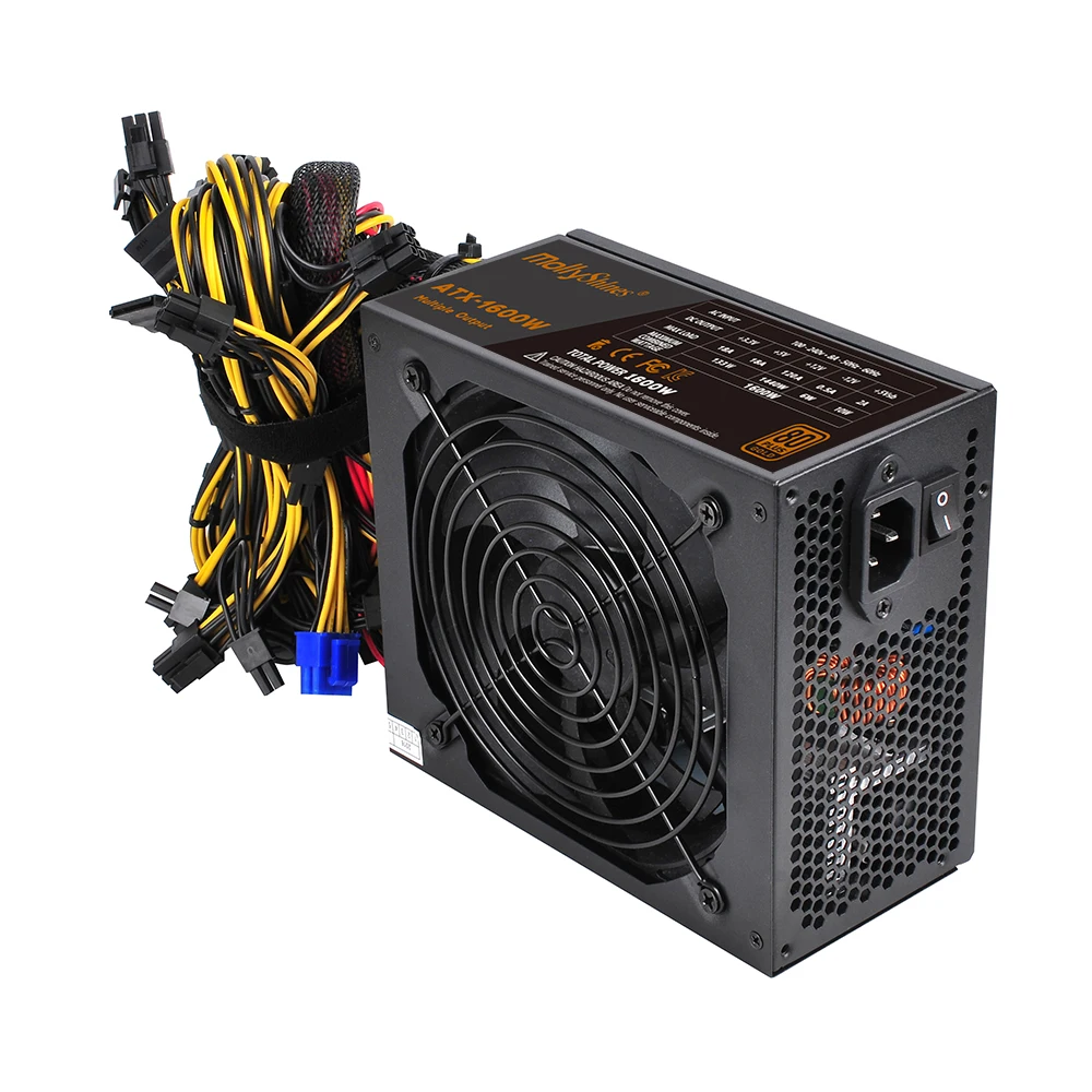 Stable Quality high efficiency  Computer graphic card  ATX Power Supply  1600W PSU for VGA Card