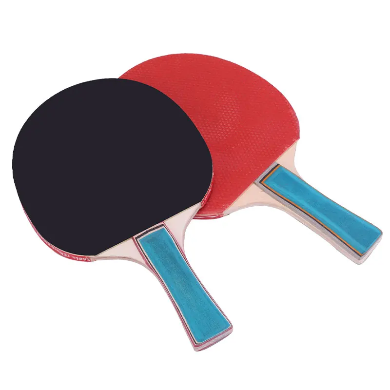 Wholesale  Price Portable 2 Pieces Wooden Table Tennis Racket  for Outdoor Sports