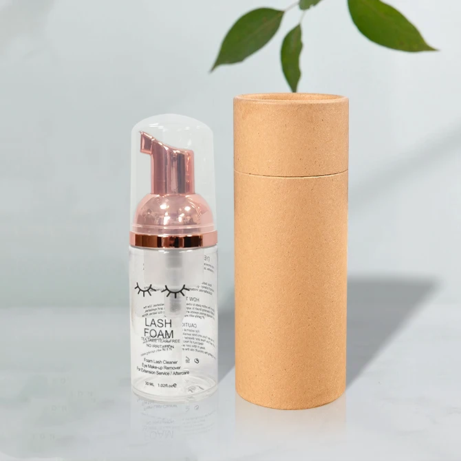 Custom Round Paper Tube Printed Paper Tube Packaging Food Grade Paper Tube 15 ml Essential