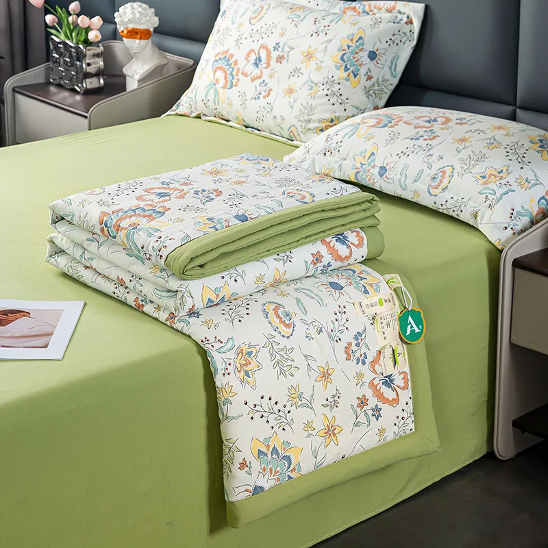 Luxury Minimalist Cotton Quilt Set 10pcs Quilted Bed Spread Cover Factory Cooling Summer Blanket Home Winter Pattern Bed Linen