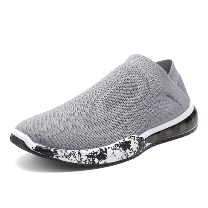 Comfortable Fly Knit Men Casual Shoes Trendy Injection Shoes Cheap Price