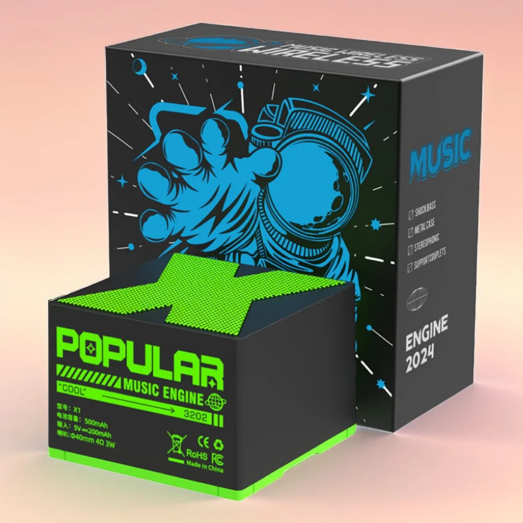 Оптовая цена небольшой портативный динамик X1 карманный беспроводной профессиональный звук активный Тип c порт