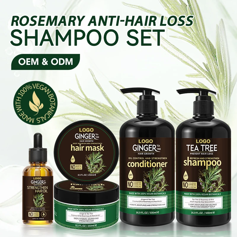 Customized Anti Dandruff Shampoo Organic Tea Tree Keratin Anti Hair Loss Sulfate Free Shampoo And Conditioner