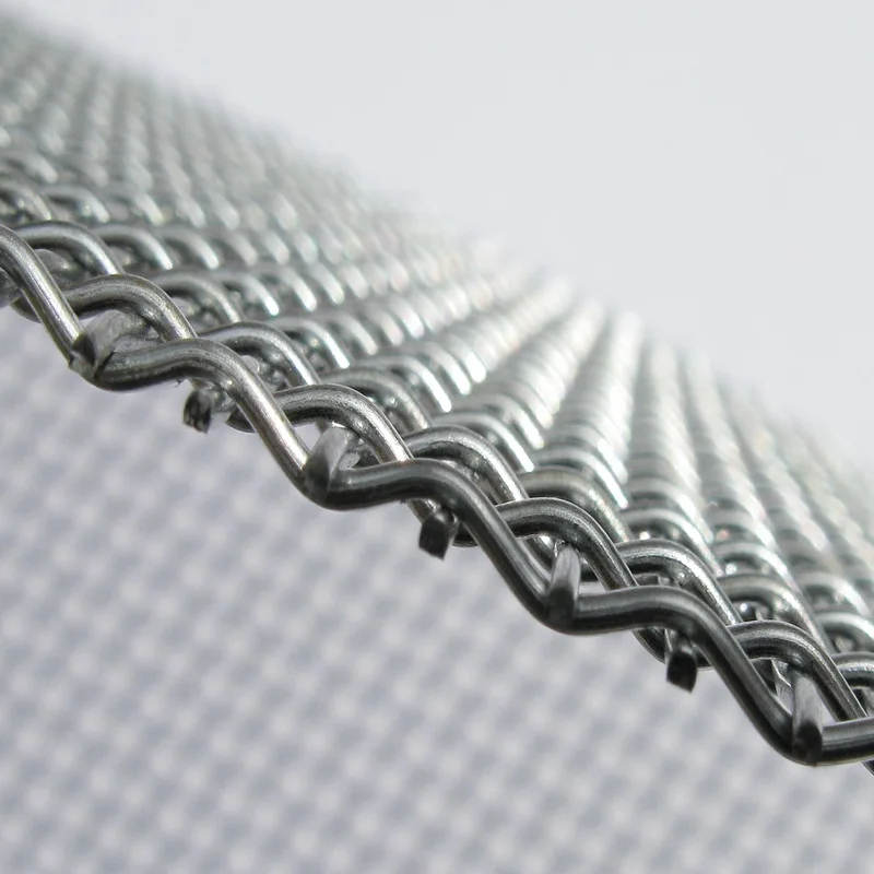 square hole woven galvanized steel wire mesh for automobile parts
