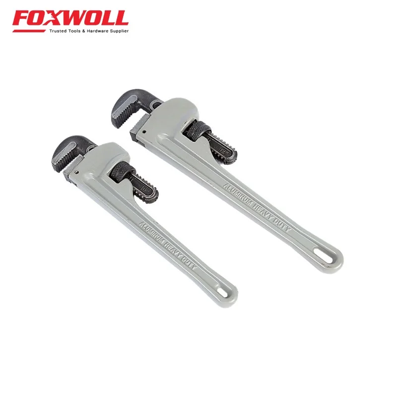 8Inch-18Inch Heavy Duty Adjustable Aluminum Straight Pipe Wrench