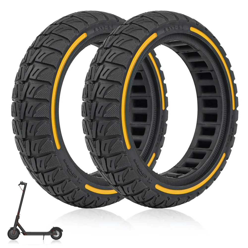 8.5 x 2 Inner Solid Tyres for Cityneye M365 scooter 8.5inch Honeycomb Rubber Wheel Inner Tube for Scooter Wheel 8.5 Inch Tire