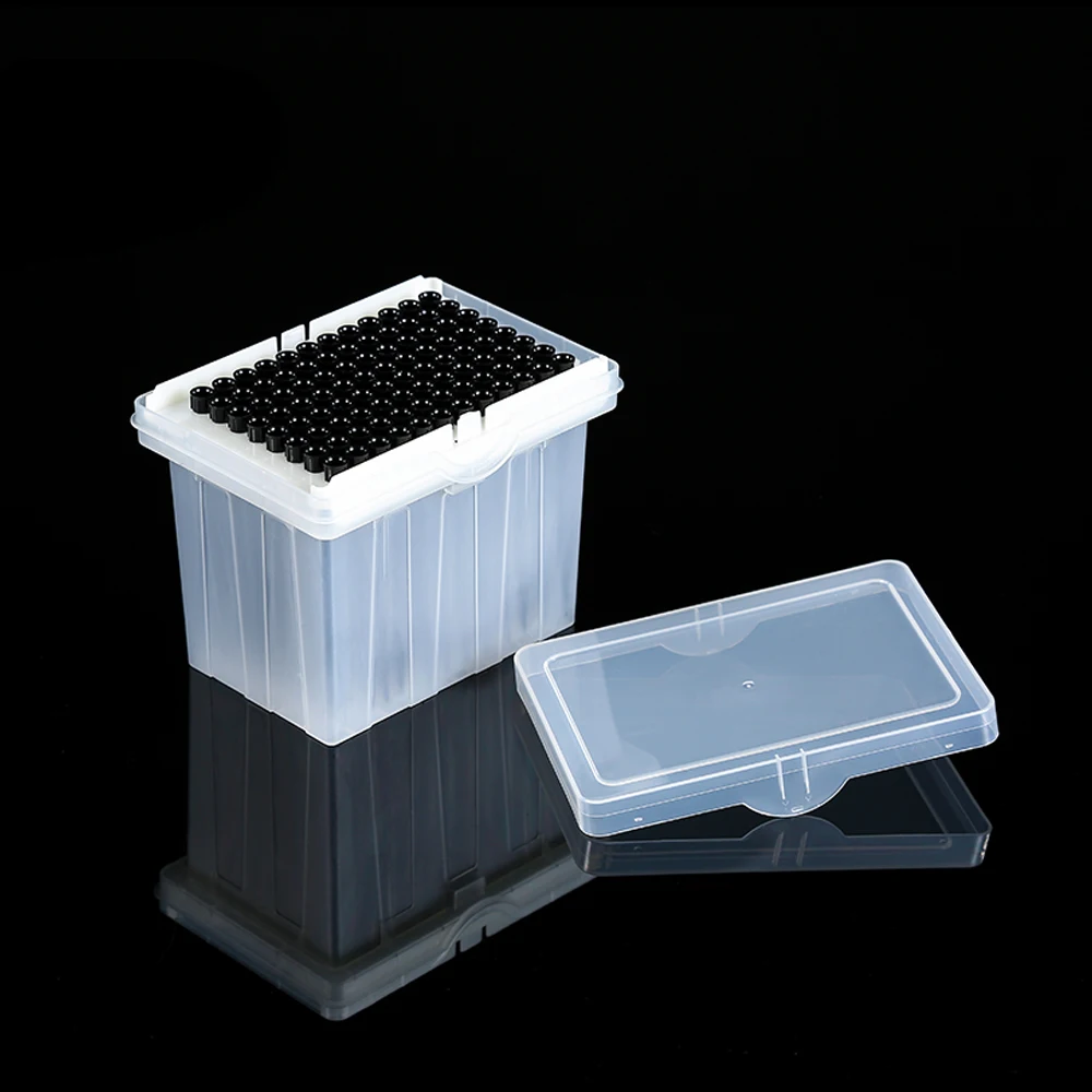 Lab consumables transfer sterile conductive pipette low retention 200ul pipette tip with filter 96well