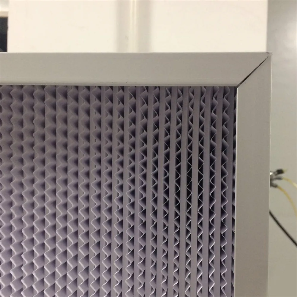 Оптовая продажа, фильтры воздухозаборника HVAC H13 H14 с глубокой складкой, алюминиевые воздушные фильтры