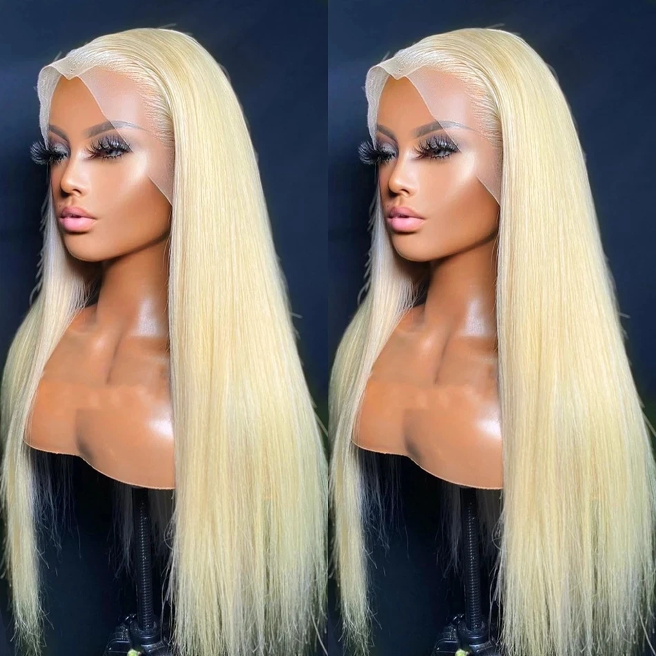 Blonde 613 HD Lace Front Wig 100% Human Hair 13x6 13x4 Hd Lace Frontal Wig 30 Inch Glueless Blonde 613 Full Lace Wig for Women