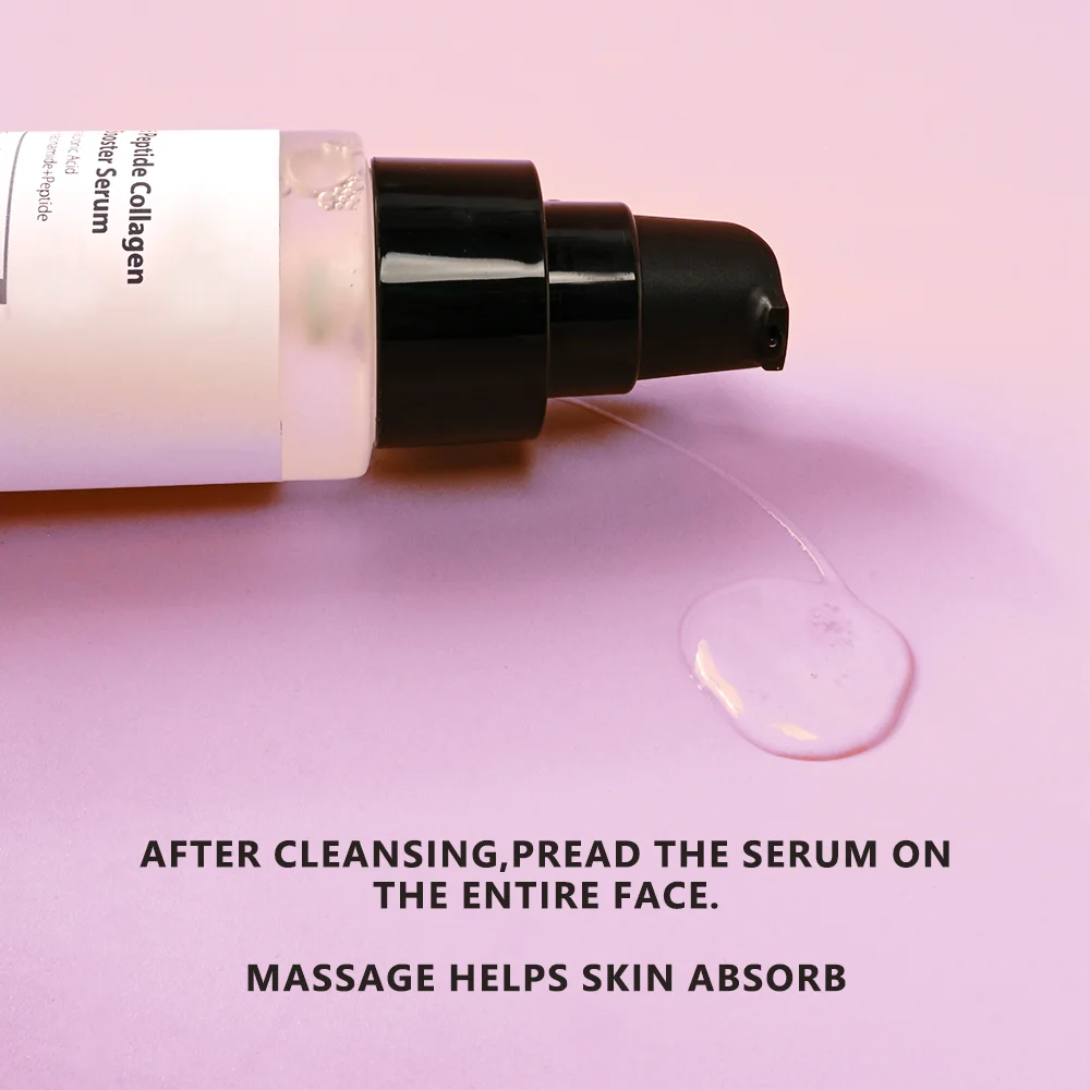 Luxury 6 Peptide Protein Serum Anti-Wrinkle Brightening Pore Shrinking Lightening Acne Dark Circles ODM OEM
