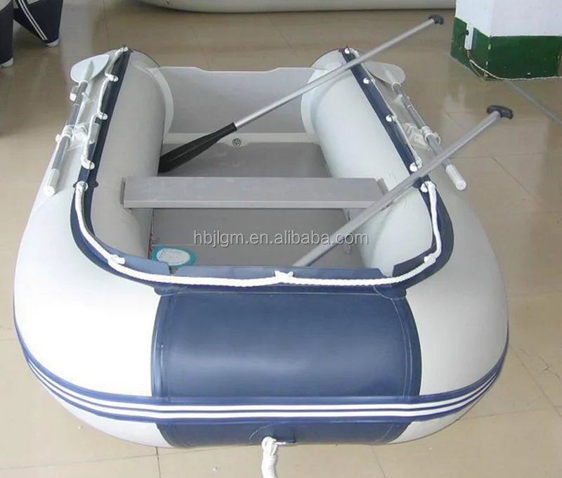 PVC Fishing Boat Inflatable Air Boat Double Room Drifting Diving Boat Fishing Accessory