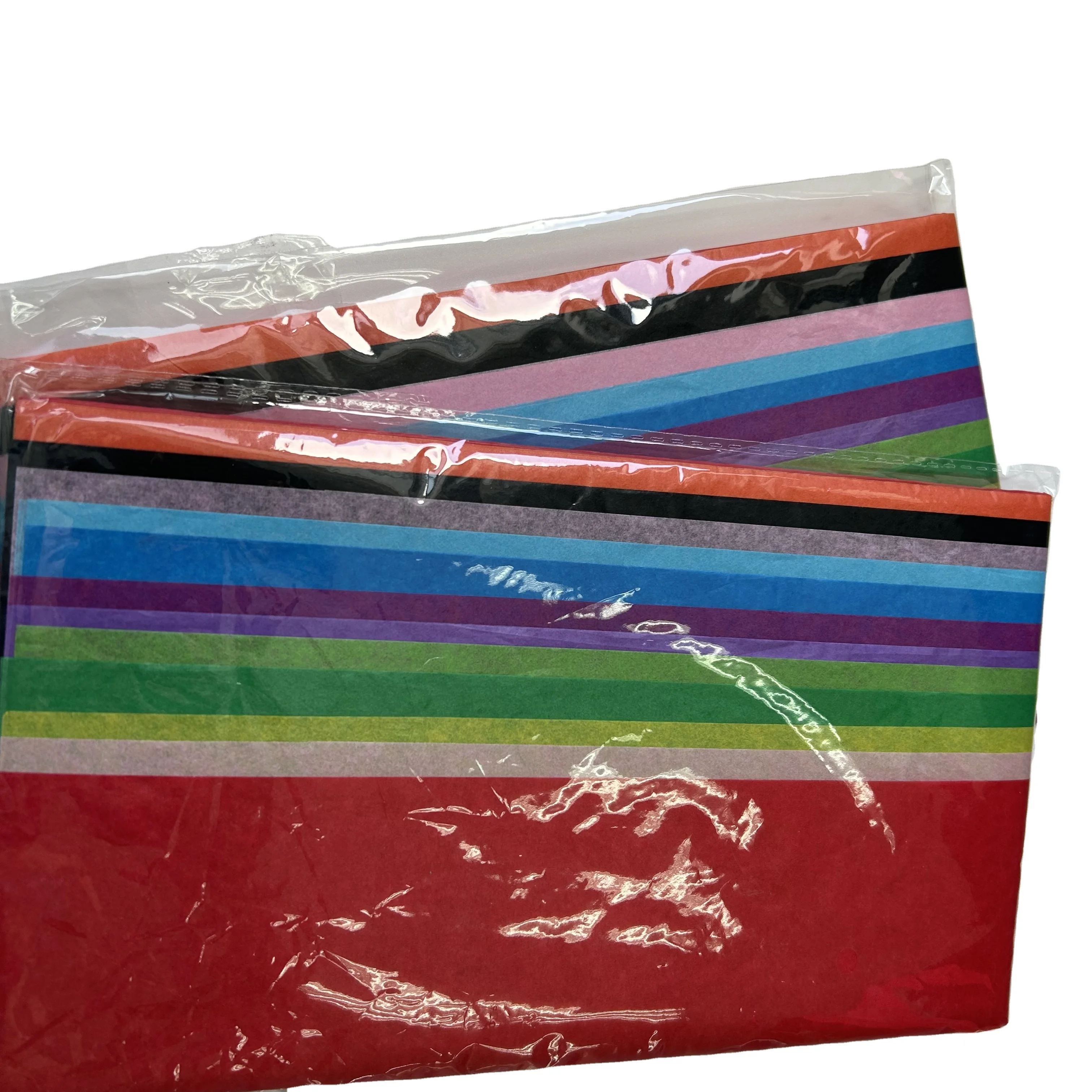 17gsm high Quality floral pattern plain recycled glitter kite kraft party purple shop wholesale red colored rainbow tissue paper