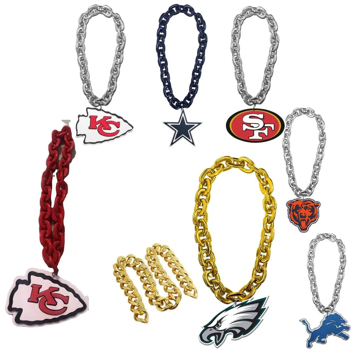 Custom Baseball Team 3D Foam Pendant Necklace Souvenir for Fans