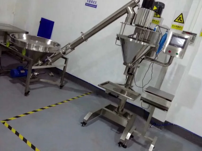 Factory Price Automatic Auger Filler Coffee Milk Powder Filling And Sealing Packing Production Line Powder Filling Machine