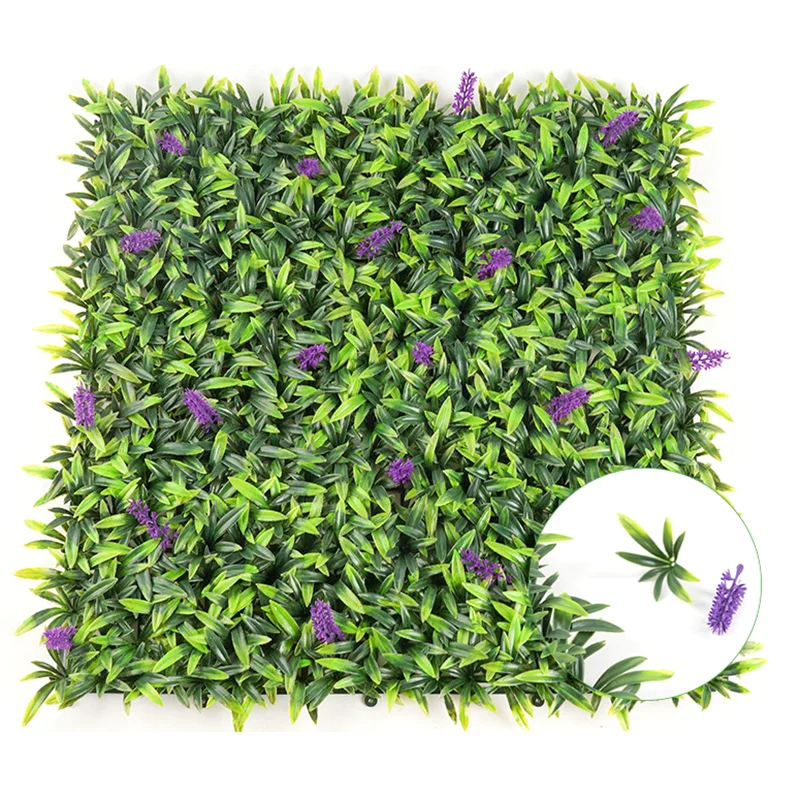Outdoor Ornamental Diy Design Artificial Hanging Grass Plant Wall Vertical Green Wall Panel