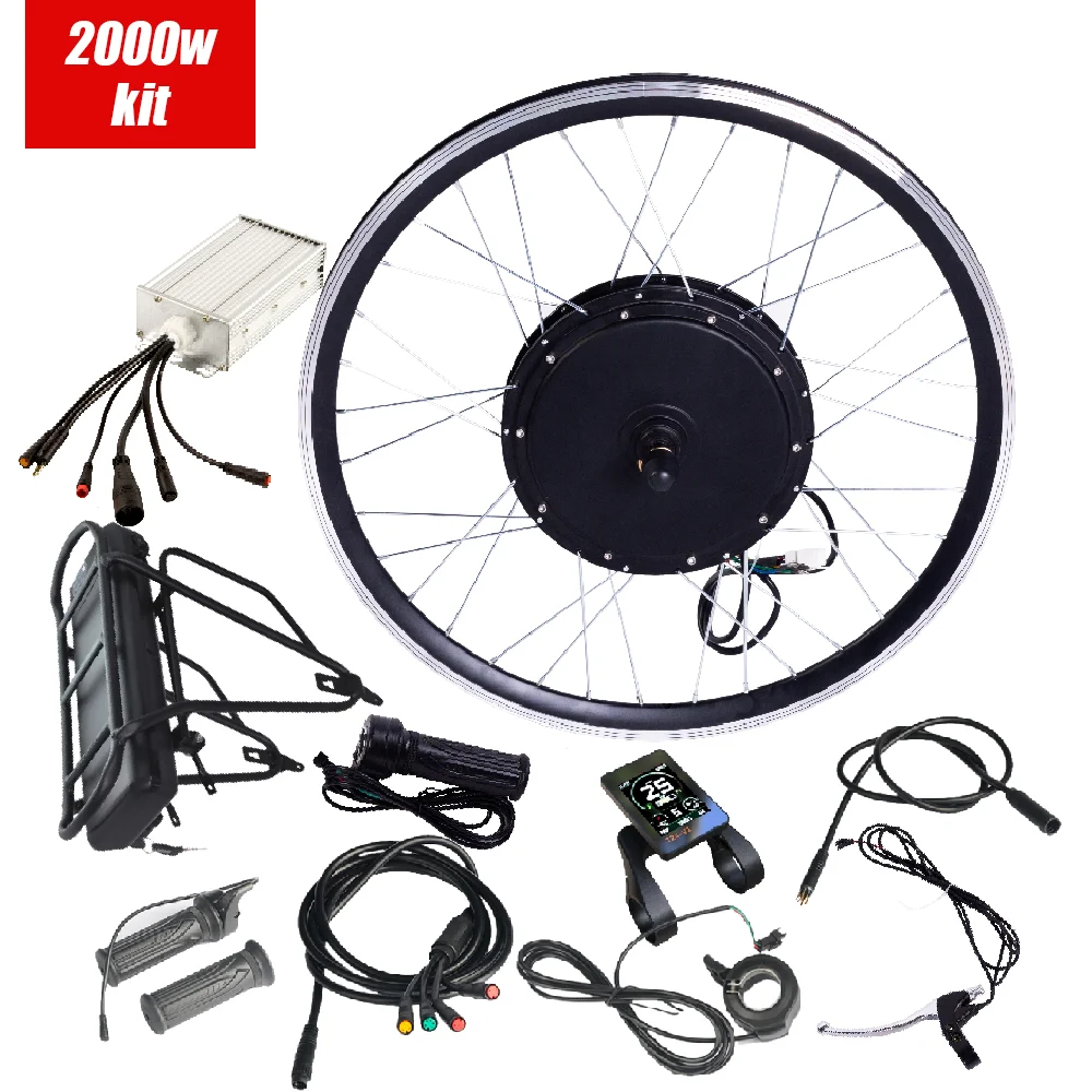2000W Powerful E-Bike Motor Electric Bicycle Kit BLDC Motors Electric Bike Conversion Kits