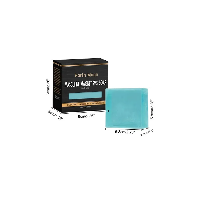 Extend high sensation Natural Plant Extracts Masculine Magnetisms Soap Boost endurance Bath Soap for Man Body Care