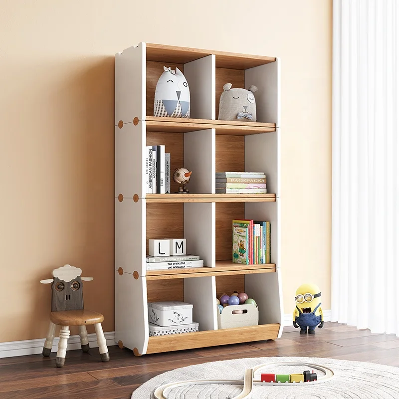 Высокое качество большое пространство для хранения детская спальня полка для хранения книжный шкаф для детей книжные полки для хранения