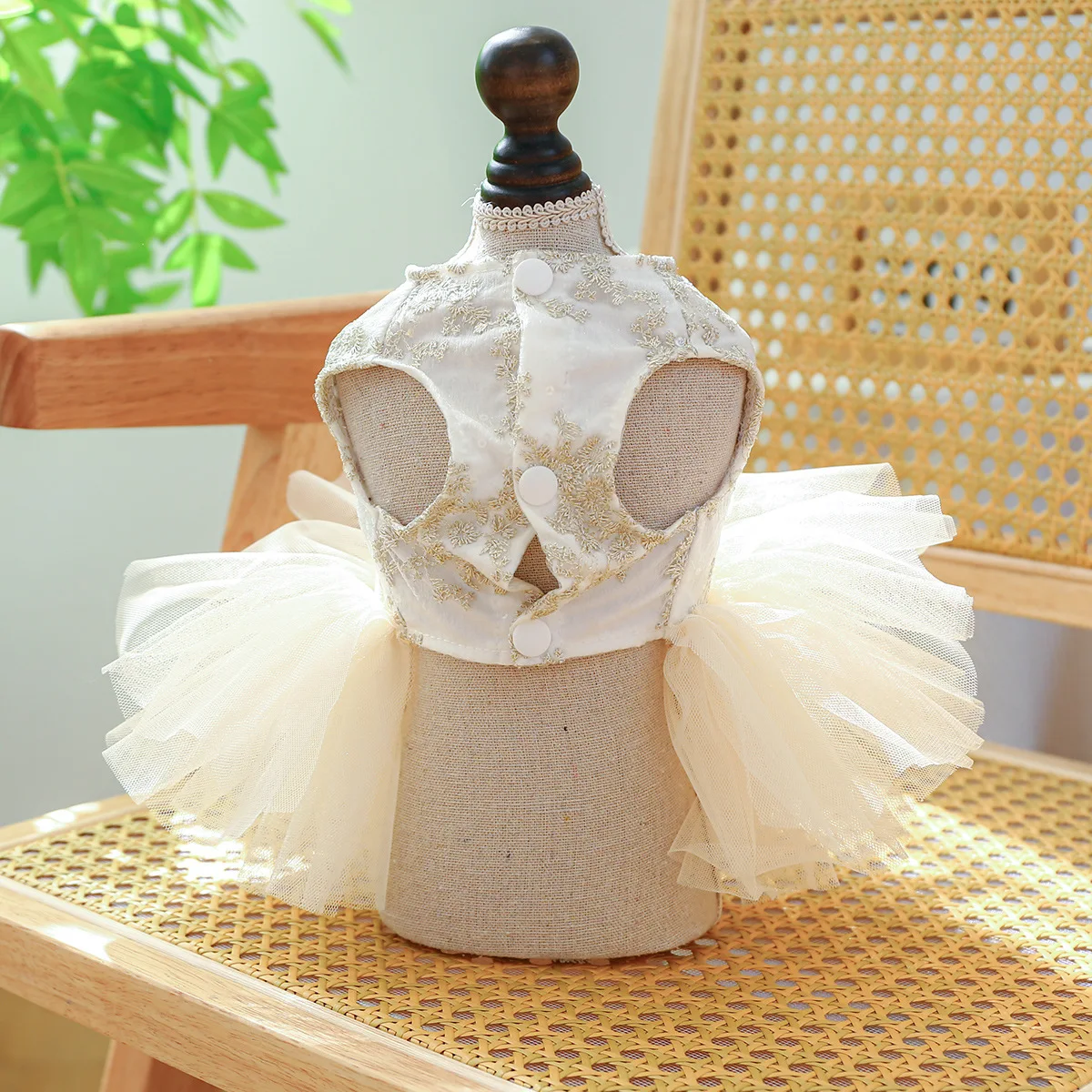 New Arrival Dog Wedding Dress Princess Dress Puppy Puffy Gauze Skirt Luxury Elegant Dog Wear Clothes