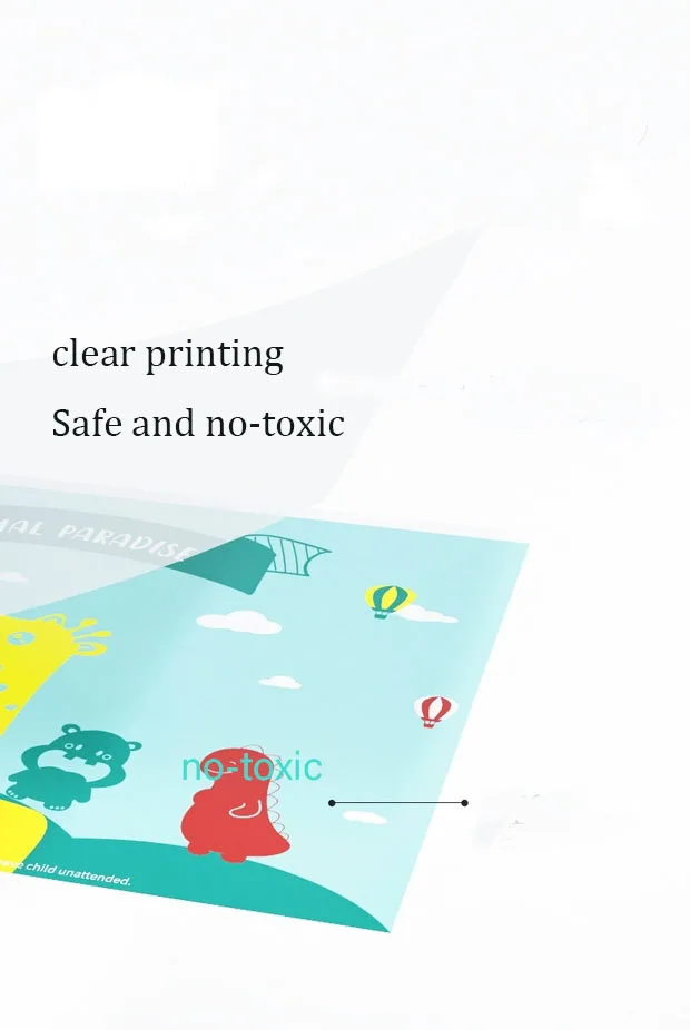 Custom Printed American Style Baby Disposable Placemats Eco-friendly Rectangle Table Mats Dining Made from Paper PE for Kids BPA