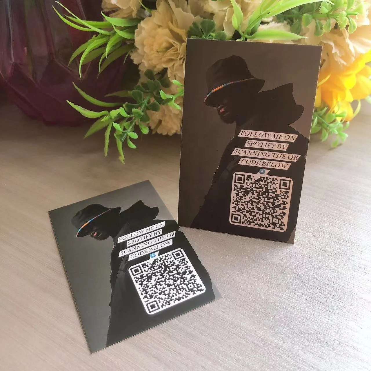 High Quality Custom Printing Paper Thank You Card For Your Purchase Make Qr Code Business Cards/Postcard/Greeting Card