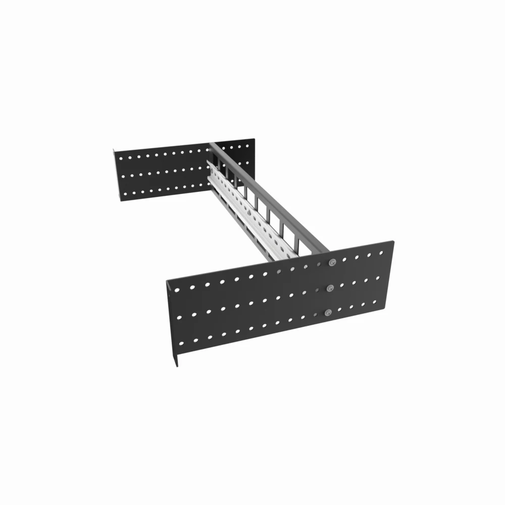 19 Inch Adjustable Recesses 35mm Universal Rack  Cabinet for Industrial Media Converter Switch DIN  Standoff Bracket