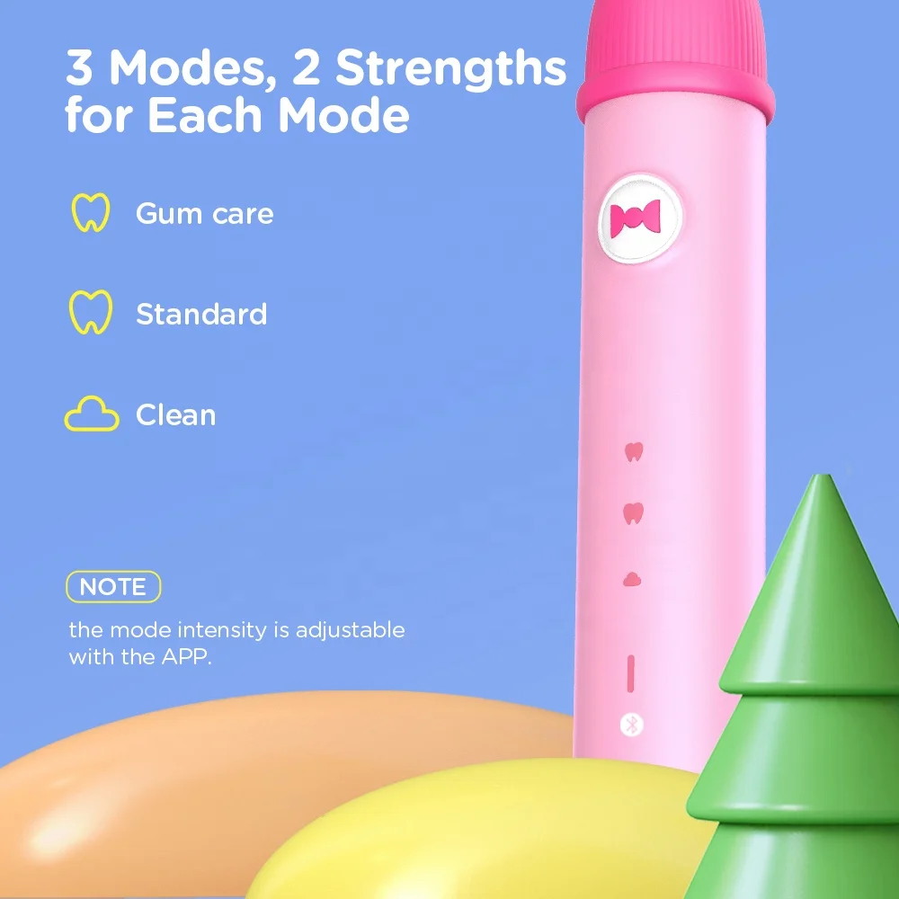 Bitvae BV K7S Smart APP Kids Sonic Electric Toothbrush with Pressure Sensor