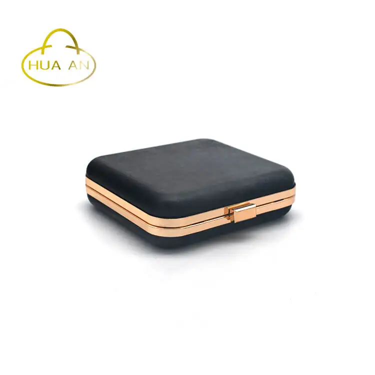 
Popular square purse frame with plastic boxes 