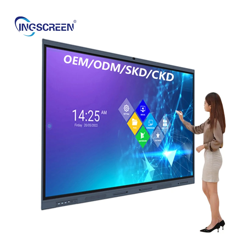 INGSCREEN OEM ODM 55-110 Inch Class/meeting Smart Board Interactive Digital Whiteboard