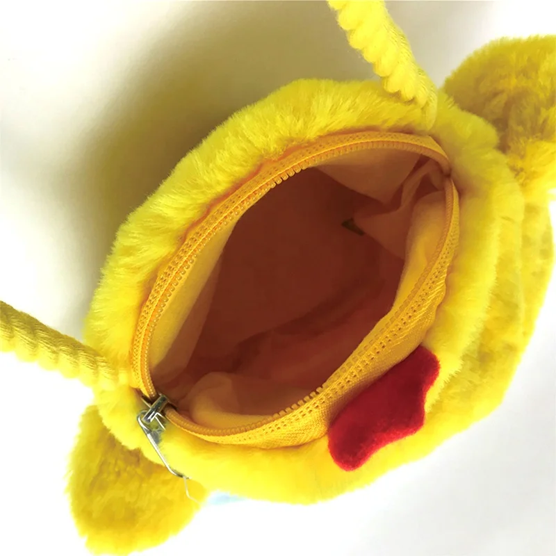 Yellow chicks cartoon cross bag fashion messenger bag girls plush shoulder bags