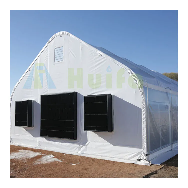 Hydroponic Hemp Growing System Blackout Light Deprivation Greenhouse Automated Light Dep Greenhouse