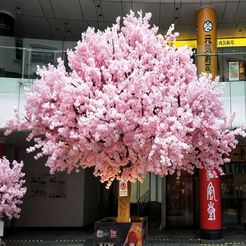 5ft Purple Large Outdoor Artificial Cherry Blossom Trees