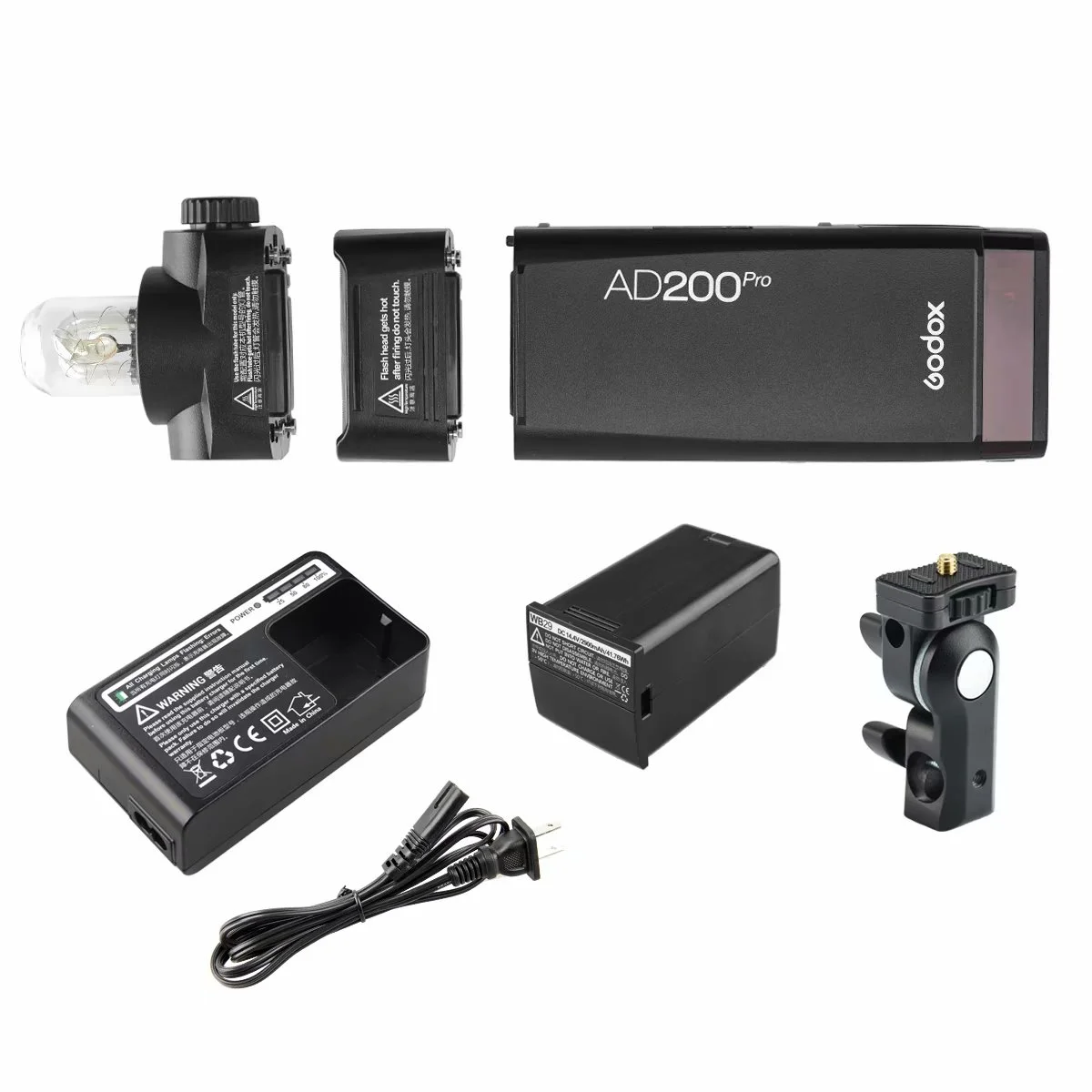 GODOX AD200 Pro 200Ws 2 4G 1/8000 HSS 500 полная мощность камеры стробоскопическая вспышка Speedlite с батареей 2900