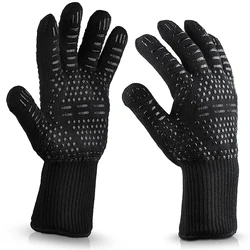 High quality Elclusive Heat Resistant Oven Gloves Withstand Extreme Heat 1472f Bbq Grill Gloves