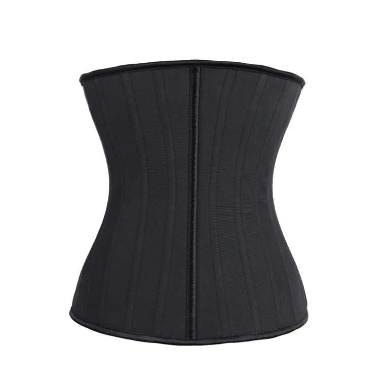 HEXIN Compression Adjustable Hooks Tummy Control 25 Steel Boned Girdle Corset Ladies Latex Waist Trainers Cincher