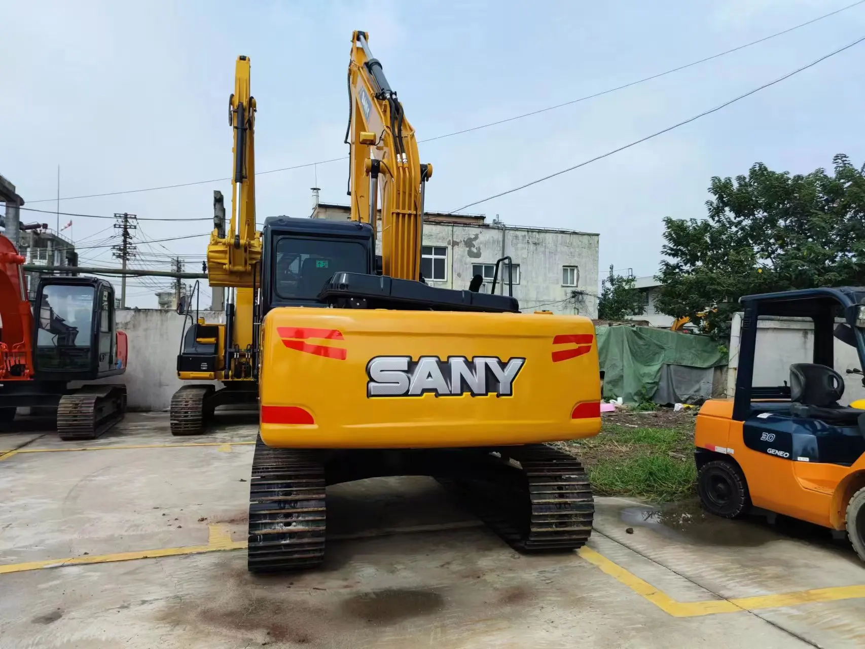 Высокое качество SANY SY215C SY210C SY205C SY225C SY235C SY135C экскаватор 21 тонна б/у китайская group SY215 excavadora распродажа