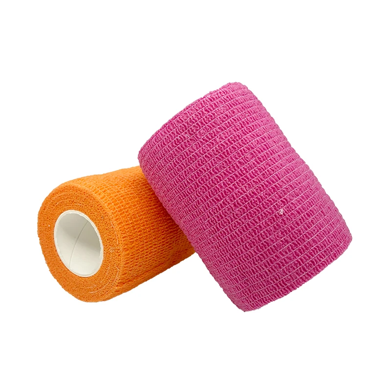 Nonwoven Self bandage high strength flexible latex free manufacturers biodegradable vetrap elastic cohesive fixation bandage