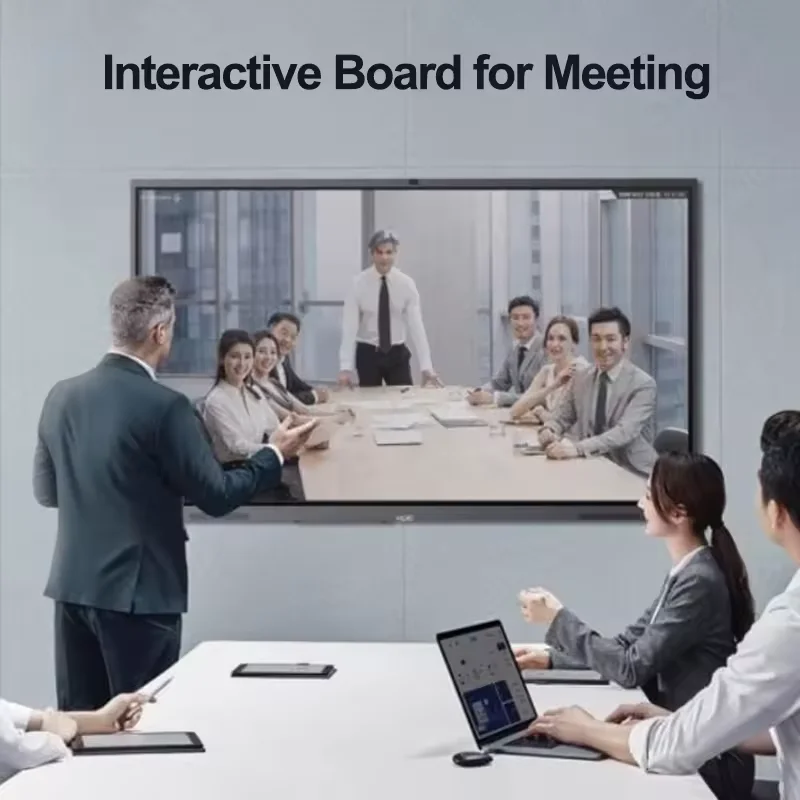 Class Room Advertising Boards Electronic Signs Flat Panel Interactive Android Touch Screen Whiteboard