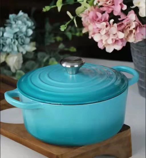 Cheap top quality cast iron le creuset casserole cookware cast iron manufacturer in China