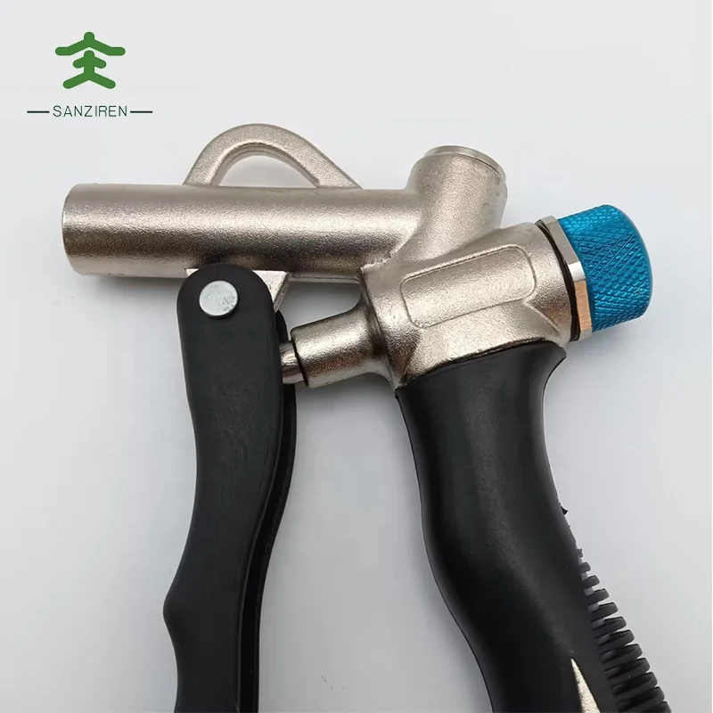 Adjustable Two Ways Air Blow Gun 105mm long nozzle  Atmospheric flow handheld Air Blower Gun