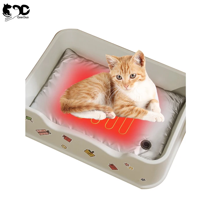 GeerDuo Portable USB Charging Graphene 3 Level Pet Dog Electric Warming Heating Bed Cushion Mat Pad