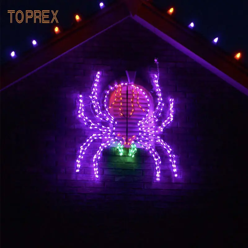 TOPREX Festive & Party decoration Halloween Pumpkin Ghost led motif lights decoration bat for halloween outdoor