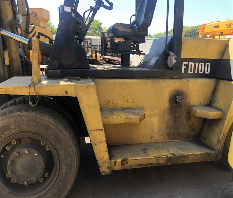 New stock used Japanese forklift Komatsu FD100 Original components low working hours